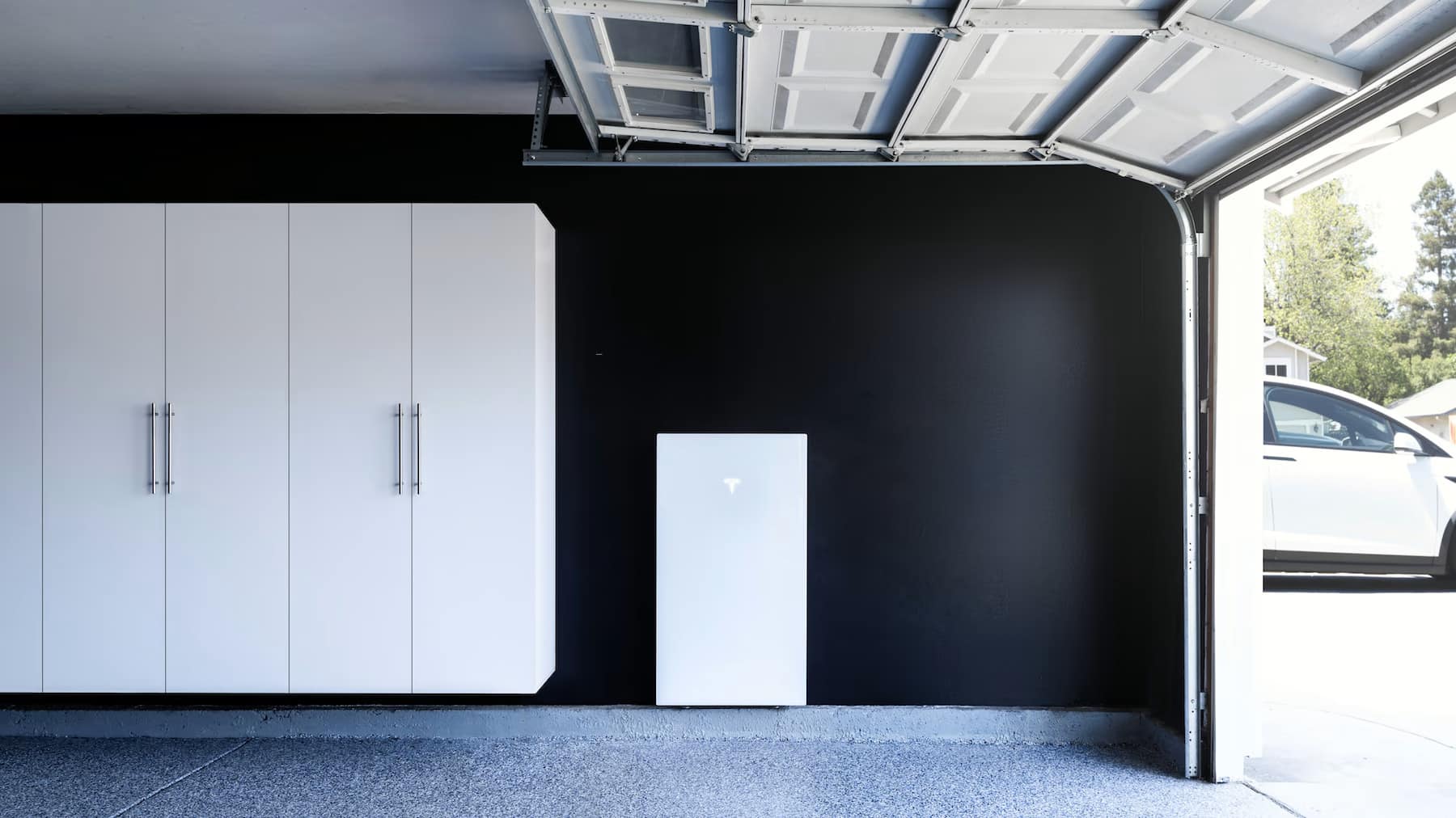 Tesla Powerwall 3 battery installed in a California garage